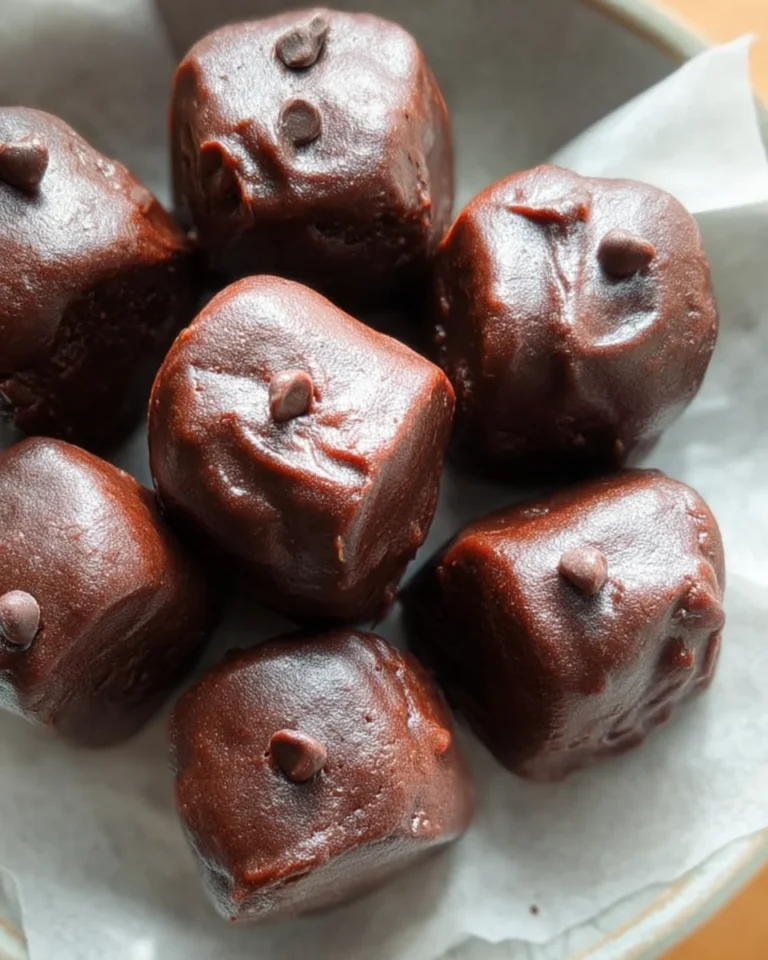 3-Ingredient No Bake Brownie Bites