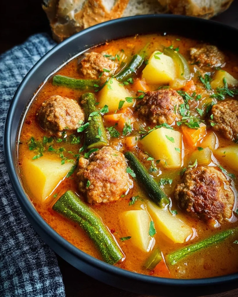 Albondigas Soup (Mexican Meatball Soup)