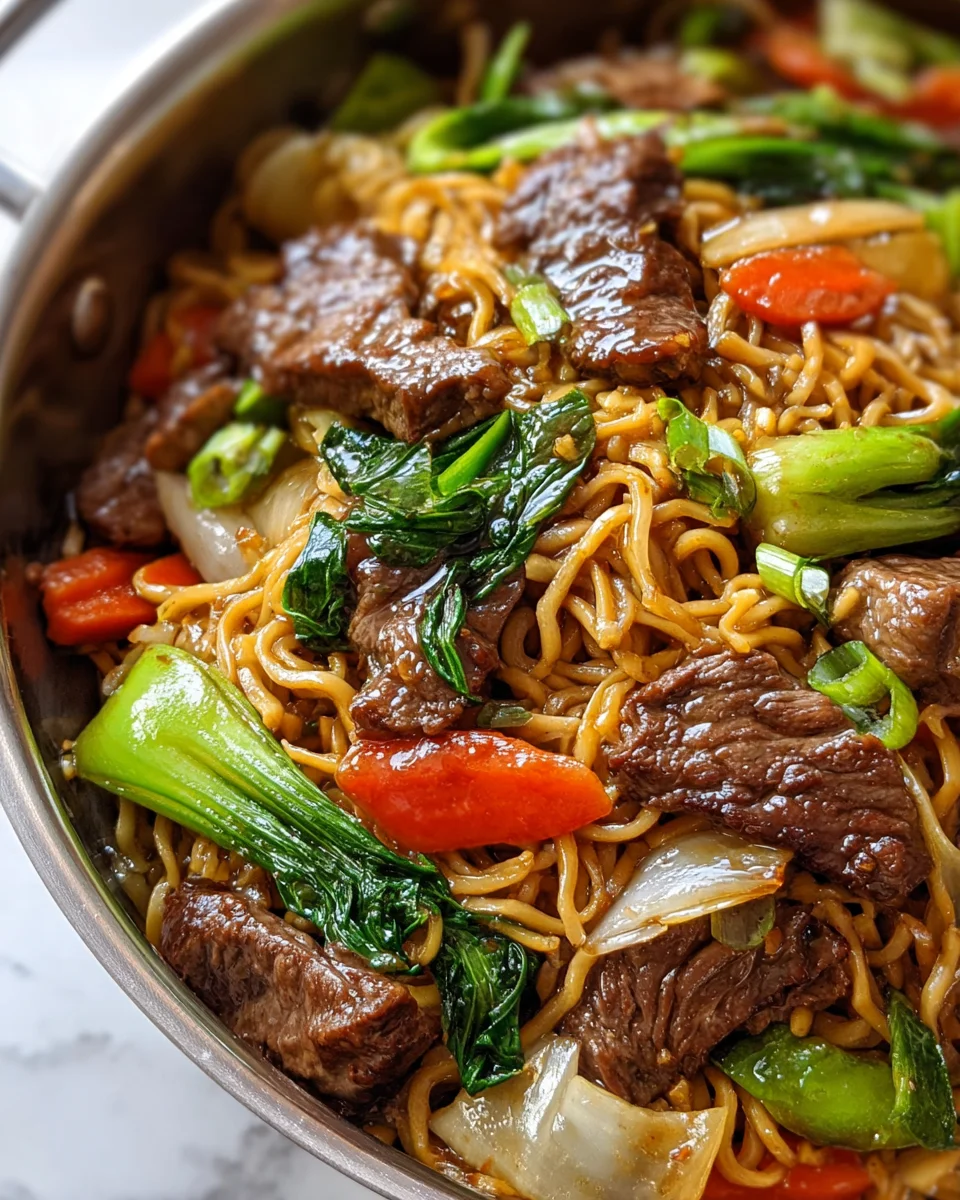 Beef Pan-Fried Noodles 19 Beef