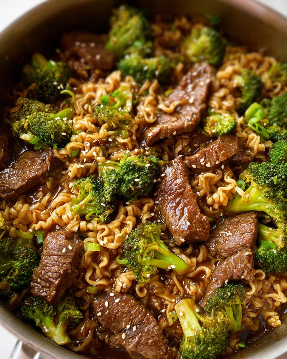 Beef and Broccoli Ramen Stir Fry 29 Beef
