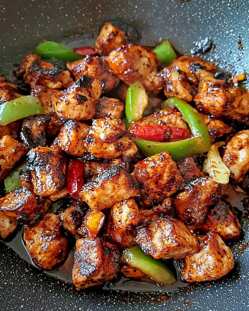 Black Pepper Chicken 21 Black