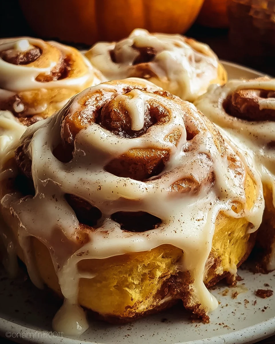 Brown Butter Pumpkin Cinnamon Rolls 31 Brown