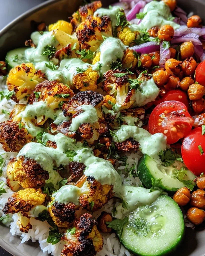 Cauliflower Shawarma Bowls