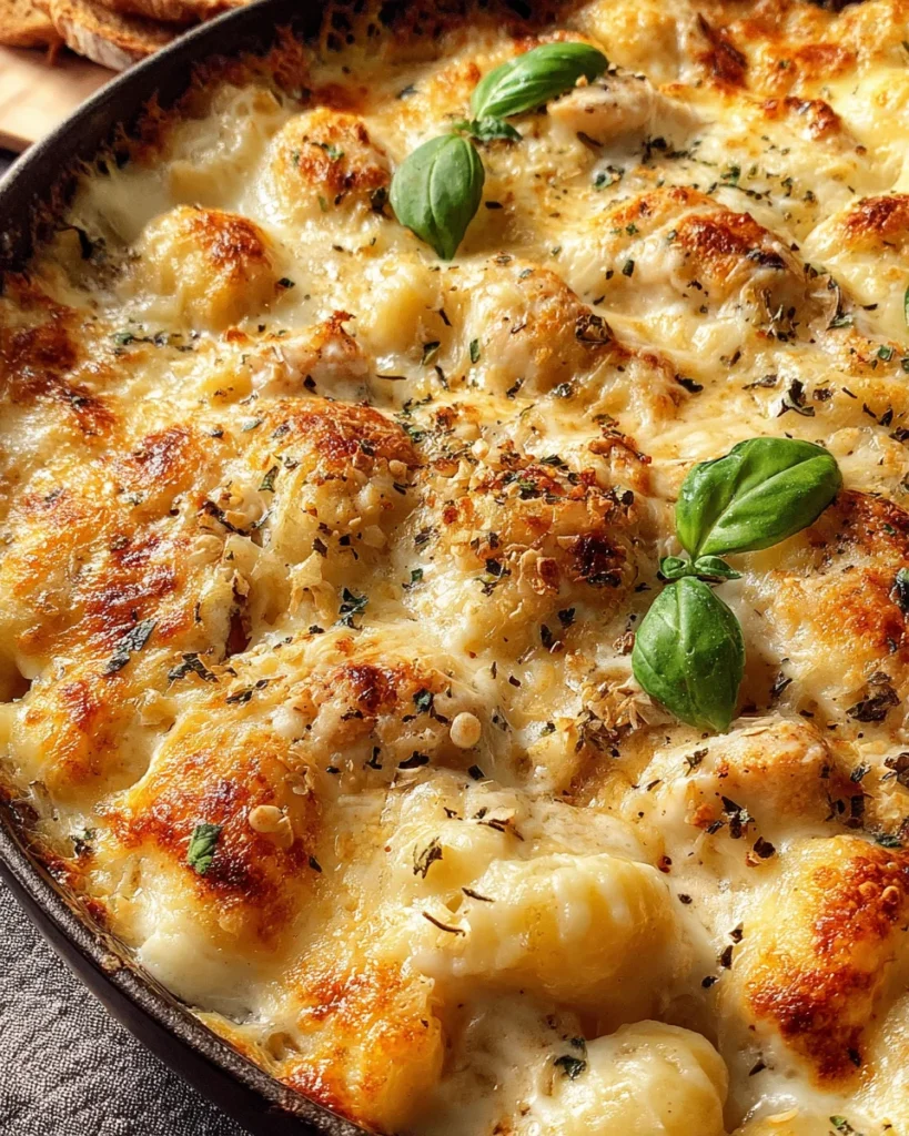 Chicken Alfredo Gnocchi