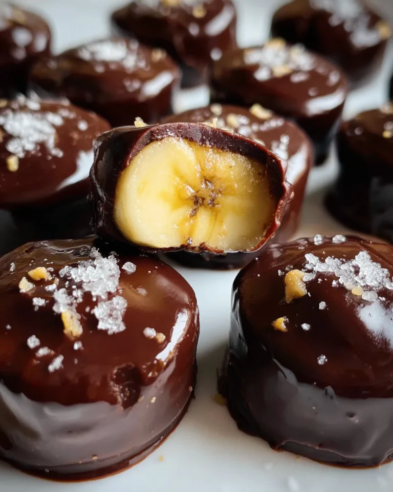 Chocolate Peanut Butter Banana Bites