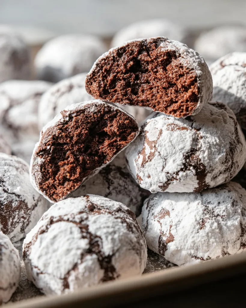 Classic Chocolate Snowball Cookies