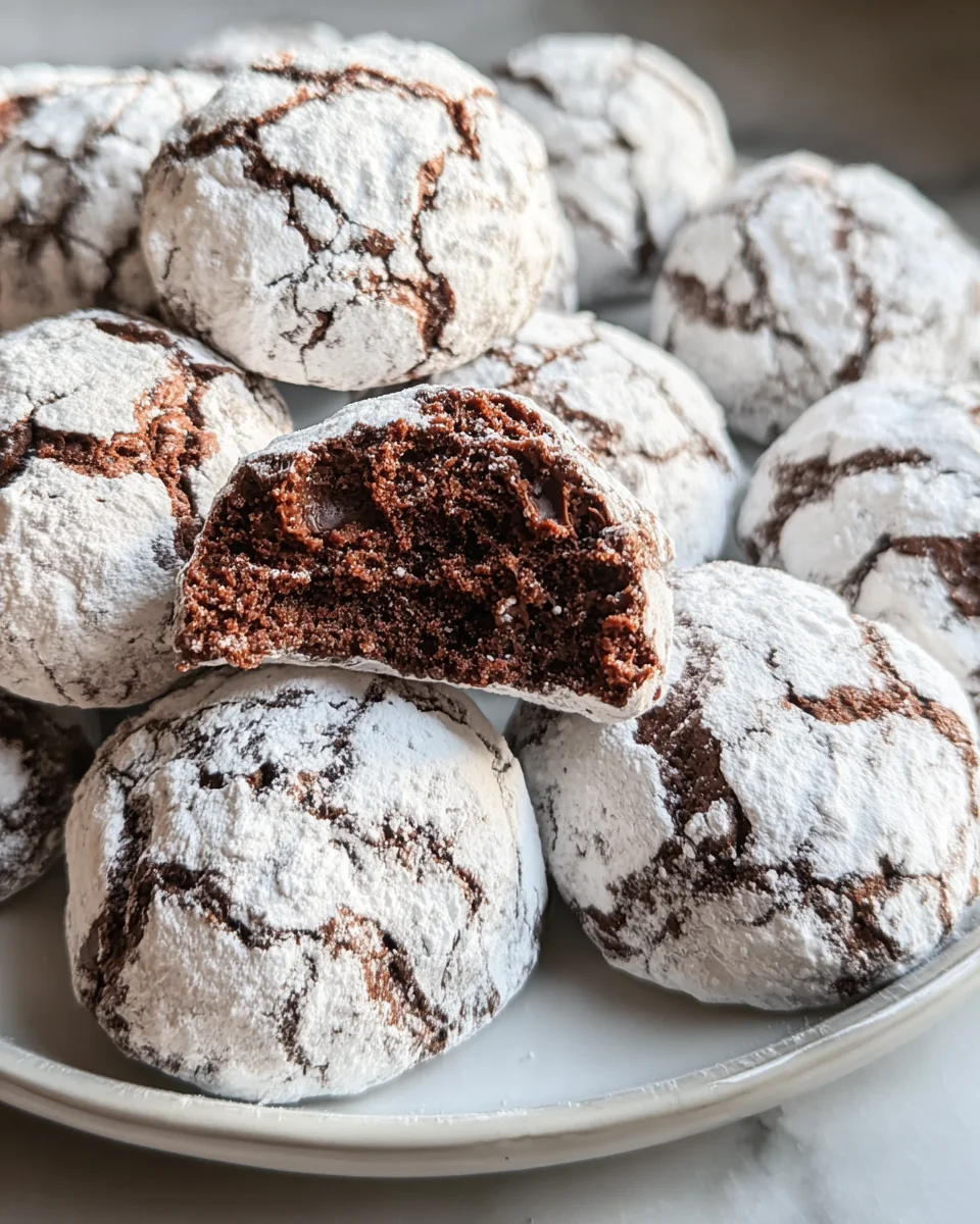 Classic Chocolate Snowball Cookies 20 Classic