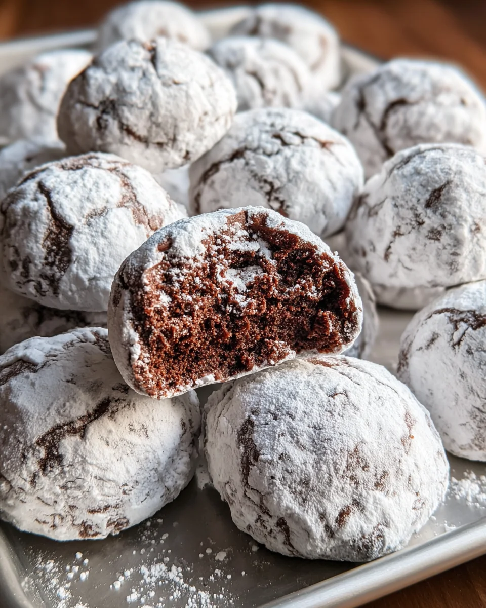 Classic Chocolate Snowball Cookies 21 Classic