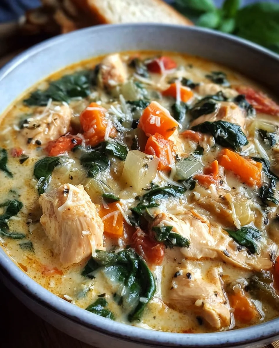 Creamy Tuscan Chicken Soup 24 Creamy