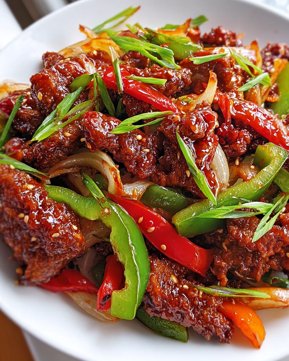 Crispy Chilli Beef with Sweet Chilli Sauce 21 Crispy