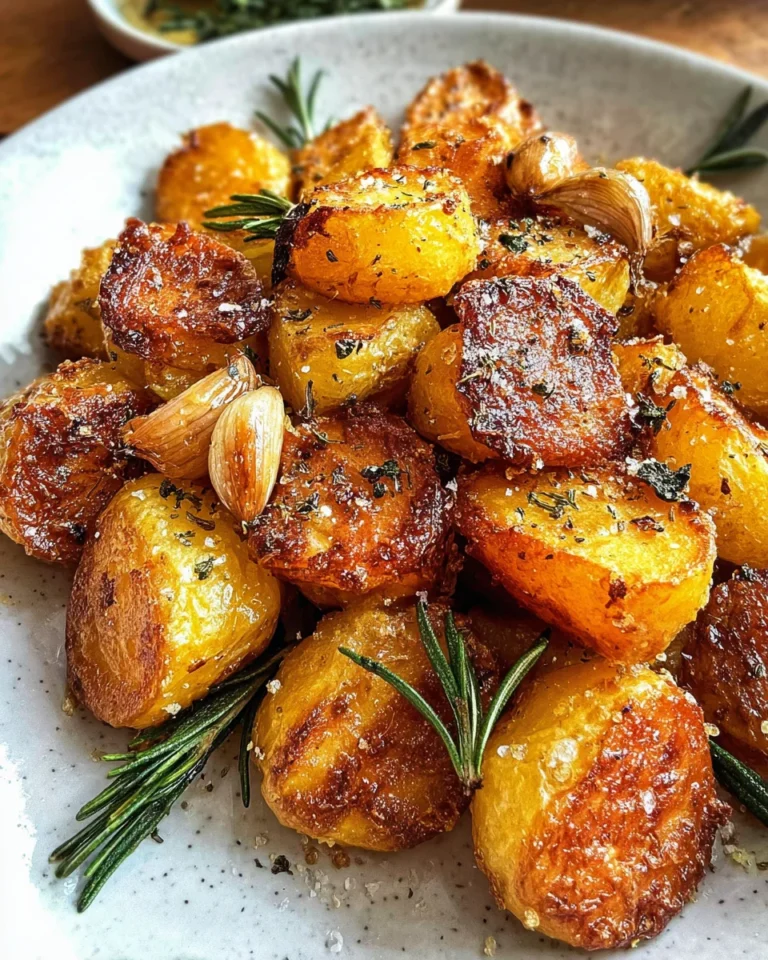 Crispy Roast Potatoes with Rosemary and Garlic - Whole30
