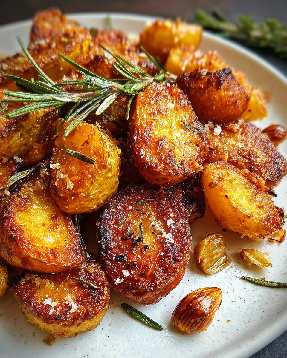 Crispy Roast Potatoes with Rosemary and Garlic - Whole30 18 Crispy