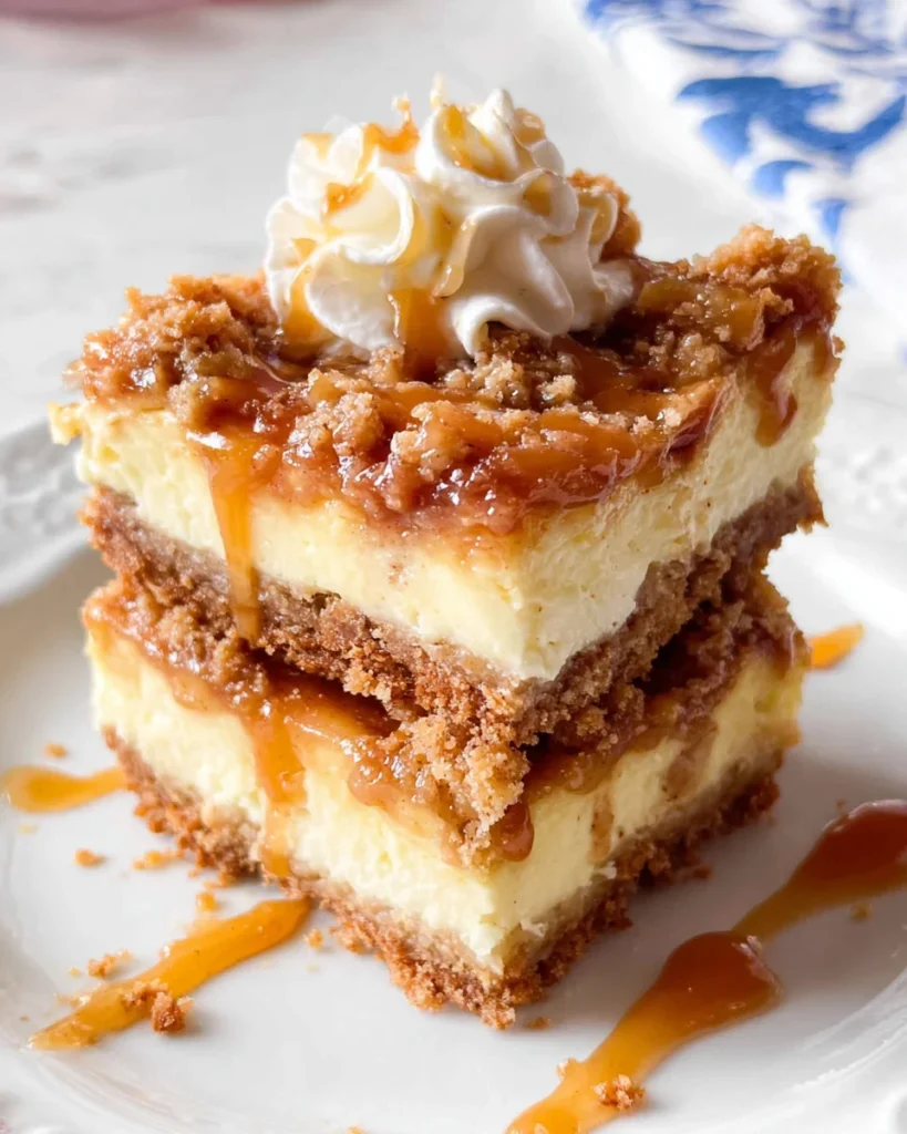 Contact 1 Easy Caramel Apple Cheesecake Bars