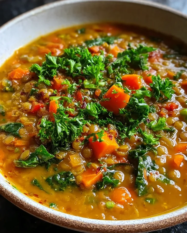Easy Lentil Vegetable Soup