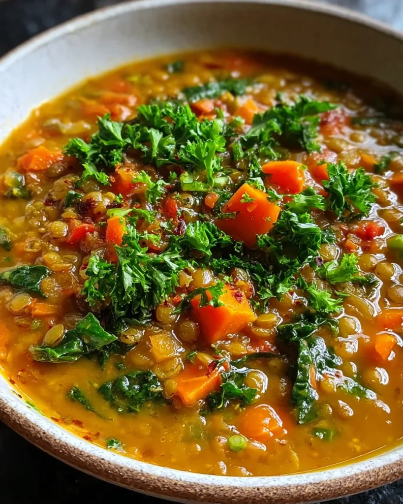 Easy Lentil Vegetable Soup