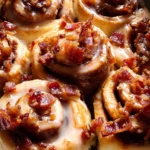 Easy Maple Bacon Cinnamon Rolls 16 Easy Maple Bacon Cinnamon Rolls