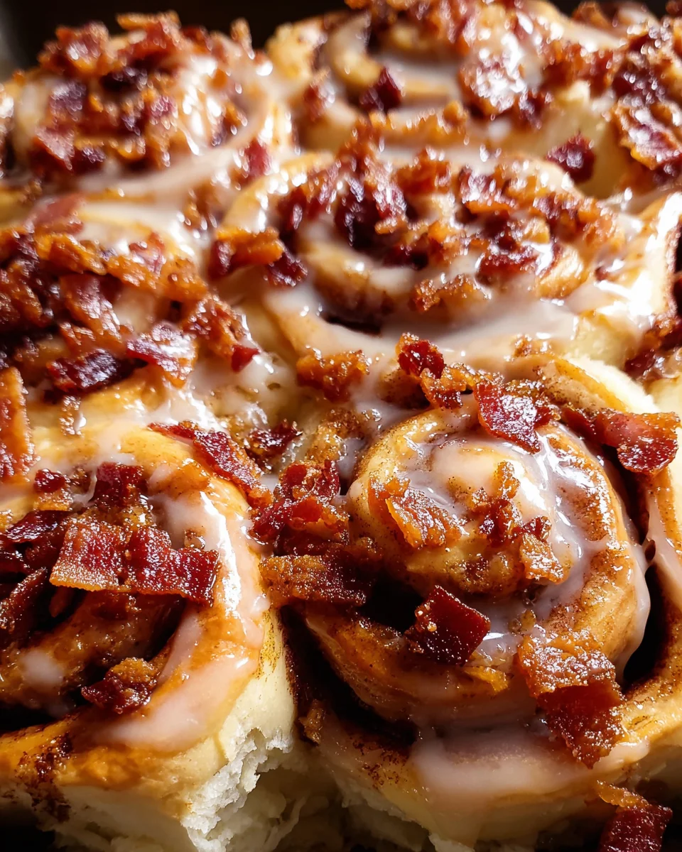 Easy Maple Bacon Cinnamon Rolls 15 Easy