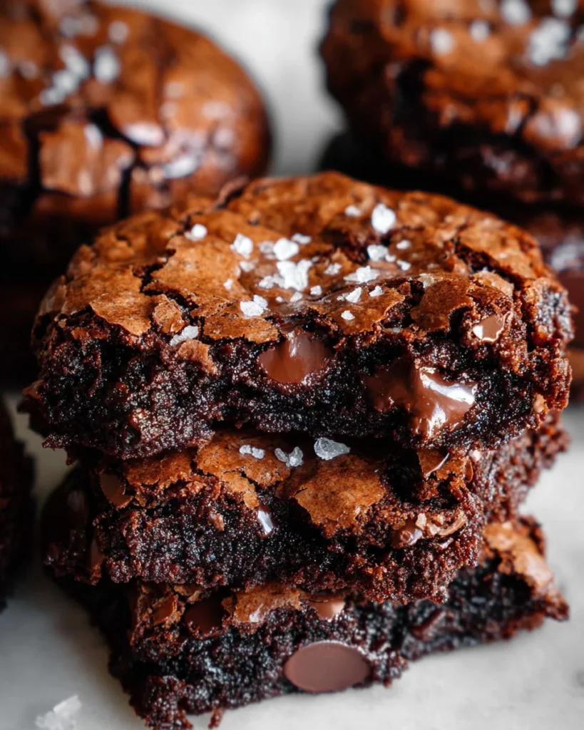 Fudgy Chewy Browkies (Brookies)