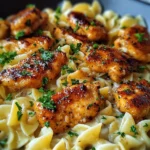 Garlic Butter Chicken Bites with Savory Creamy Parmesan Pasta 20 Garlic Butter Chicken Bites with Savory Creamy Parmesan Pasta