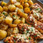 Garlic Parmesan Chicken and Potatoes (One-Pan Dinner)