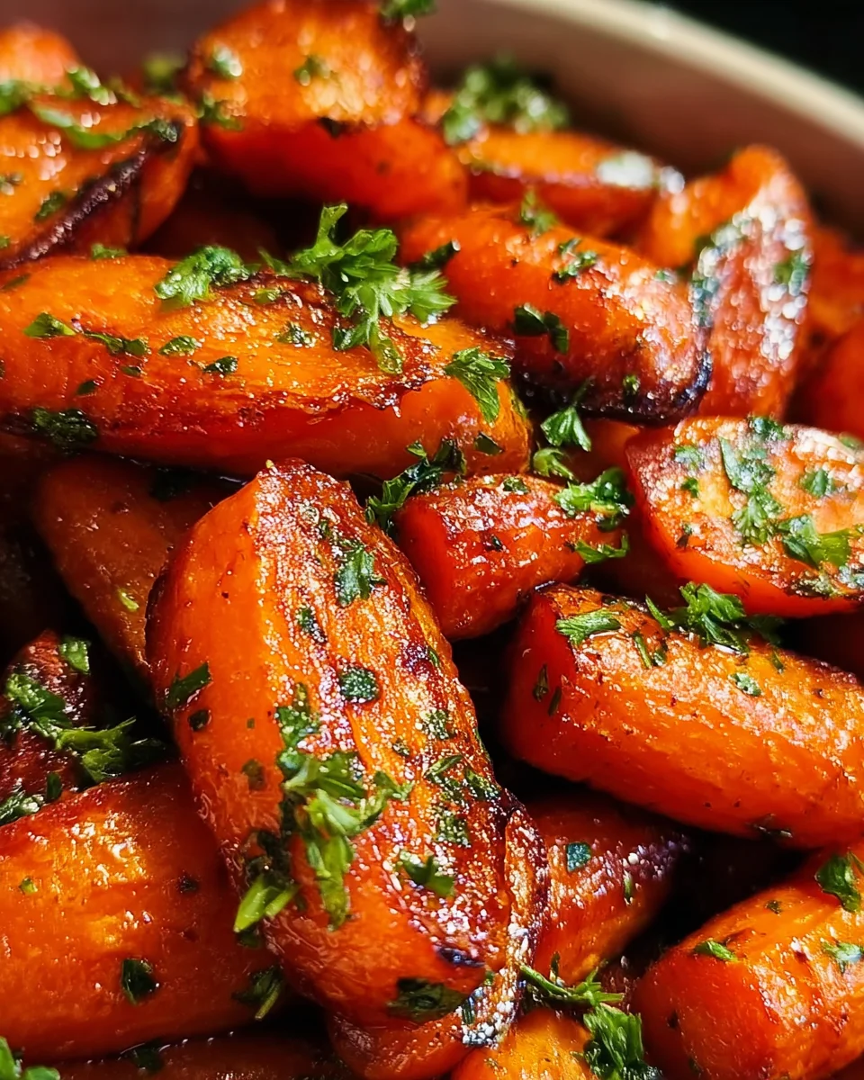 Glazed Roasted Carrots 15 Glazed