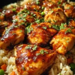 Honey BBQ Chicken Rice 25 Honey BBQ Chicken Rice