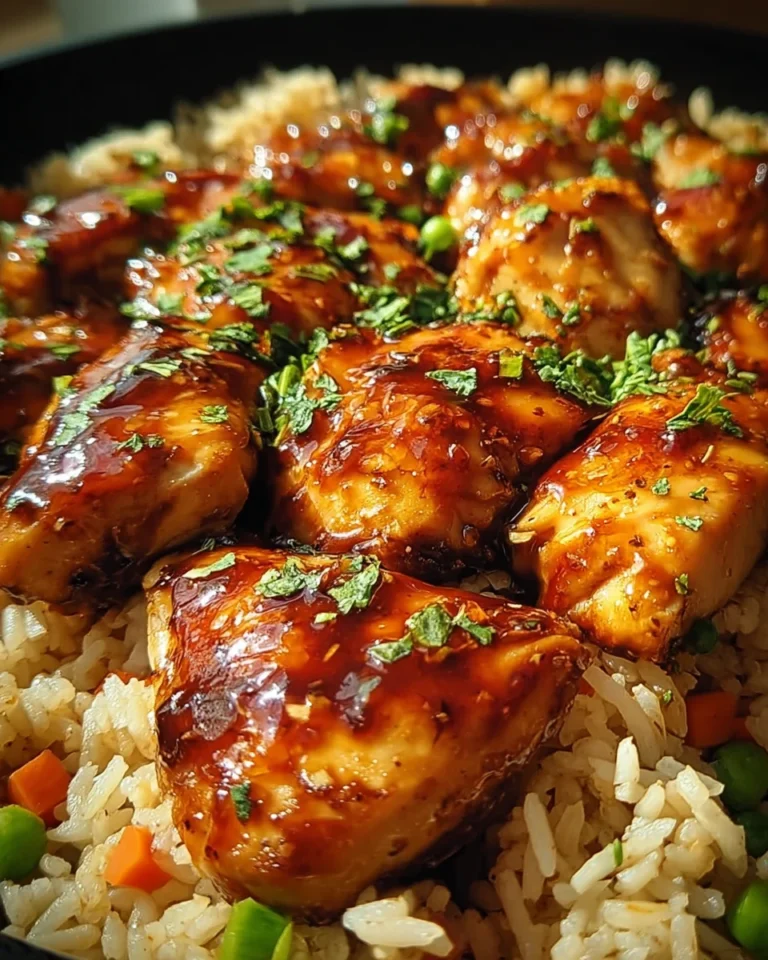 Honey BBQ Chicken Rice