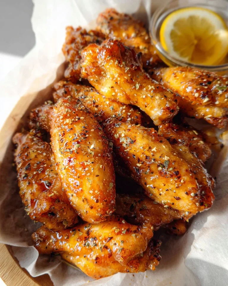 Honey Lemon Pepper Wings