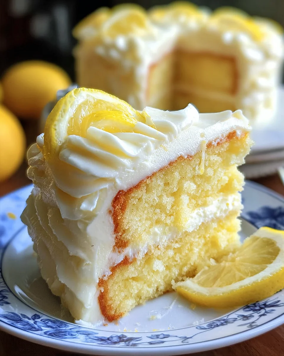 Lemon Velvet Cake with Lemon Cream Cheese Frosting 22 Lemon