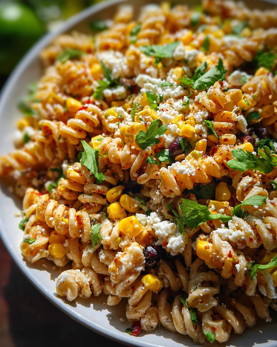 Mexican Street Corn Pasta Salad 23 Mexican