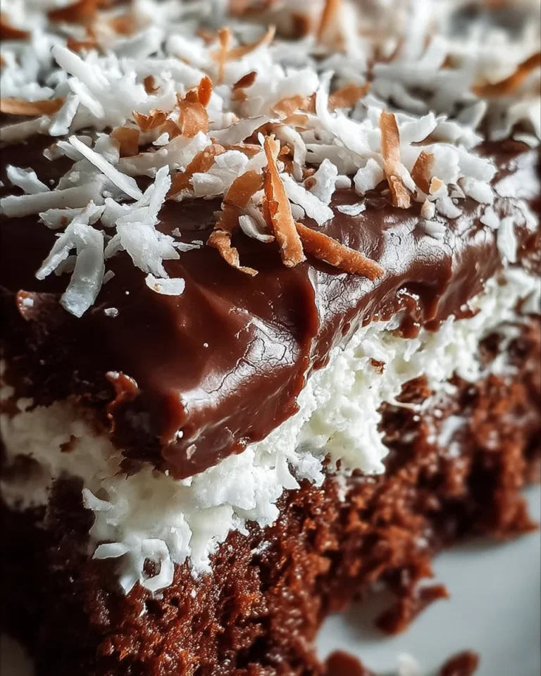 Mounds Poke Cake