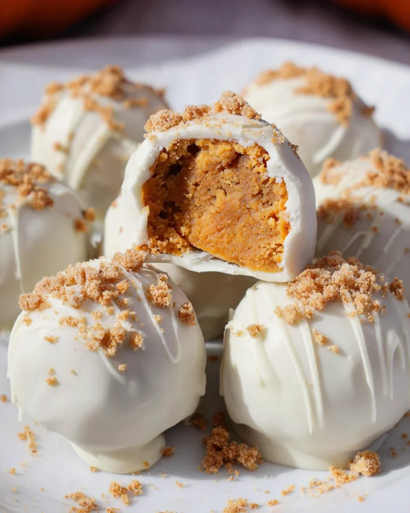 No Bake Pumpkin Balls