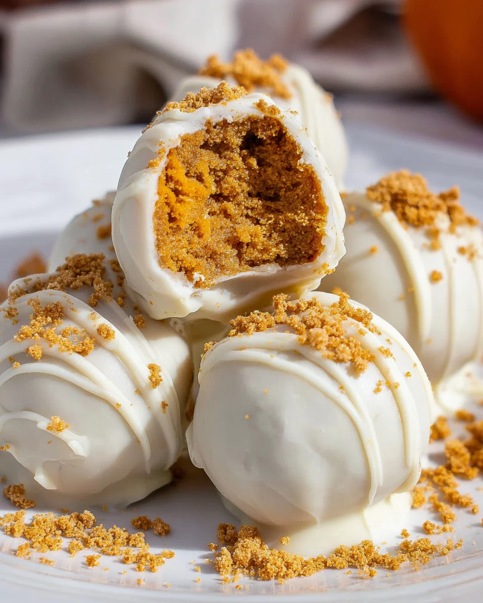 No Bake Pumpkin Balls 20 No