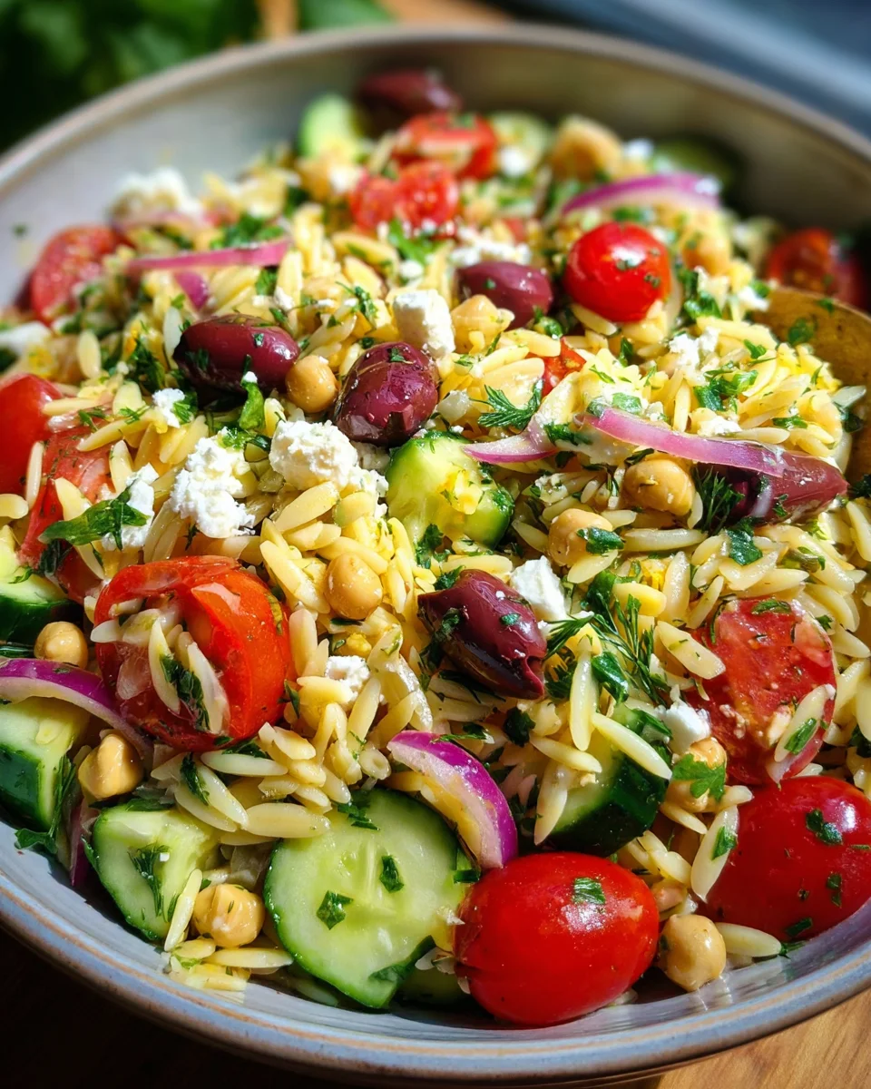 Orzo Pasta Salad 18 Orzo