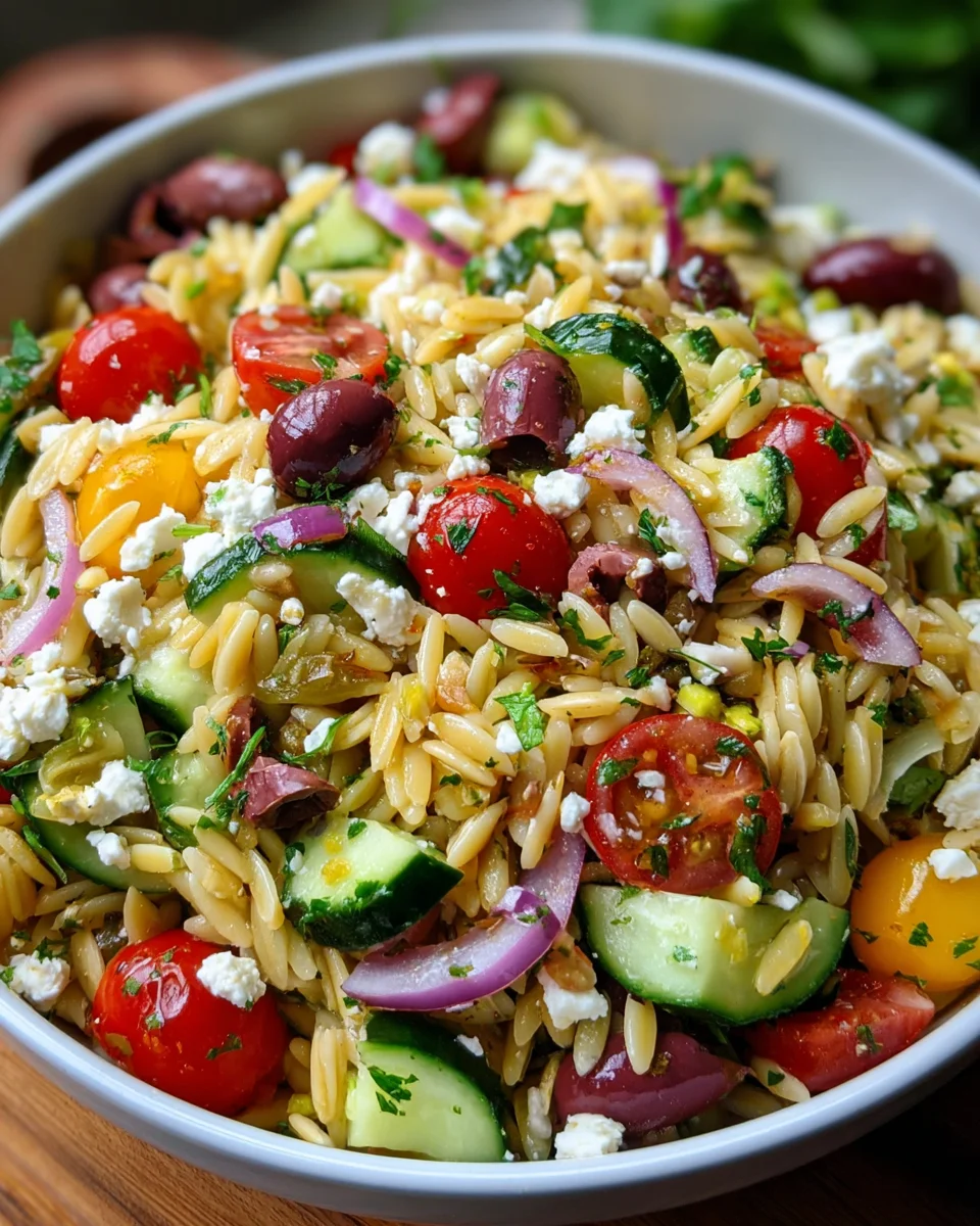 Orzo Pasta Salad 19 Orzo