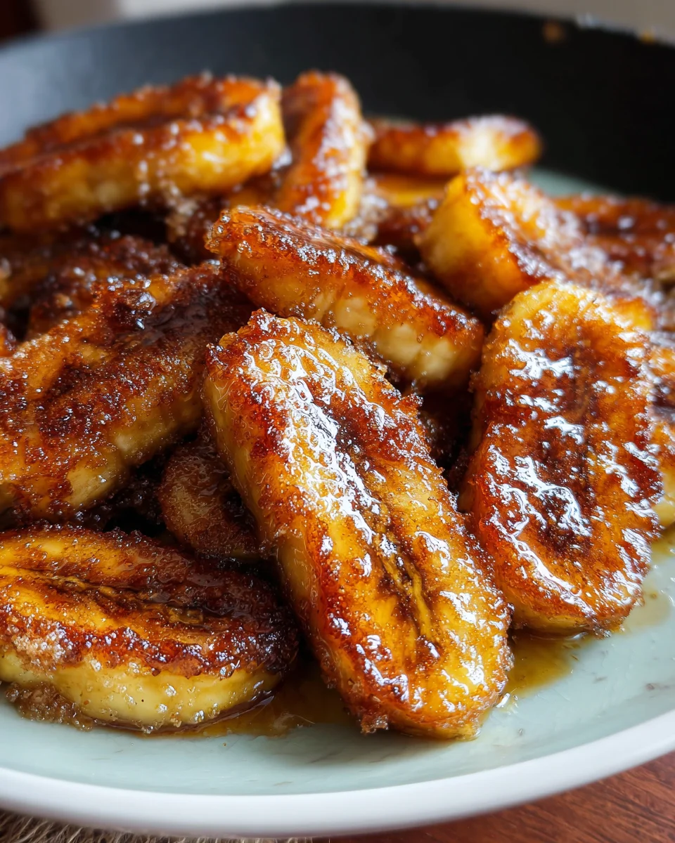 Pan Fried Cinnamon Bananas 12 Pan