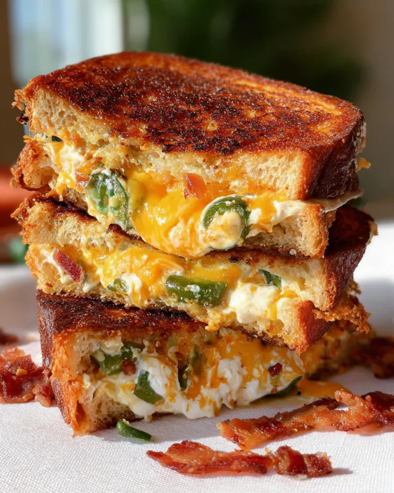 Roasted Jalapeño Popper Grilled Cheese