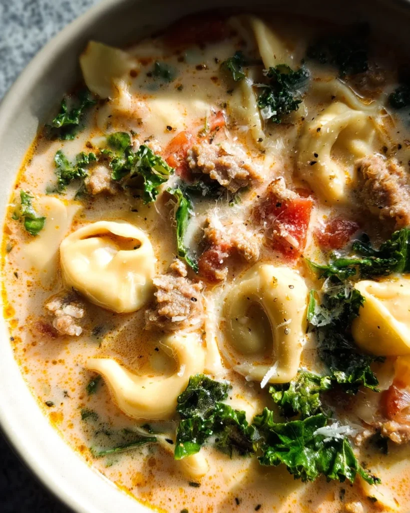 Sausage Tortellini Soup