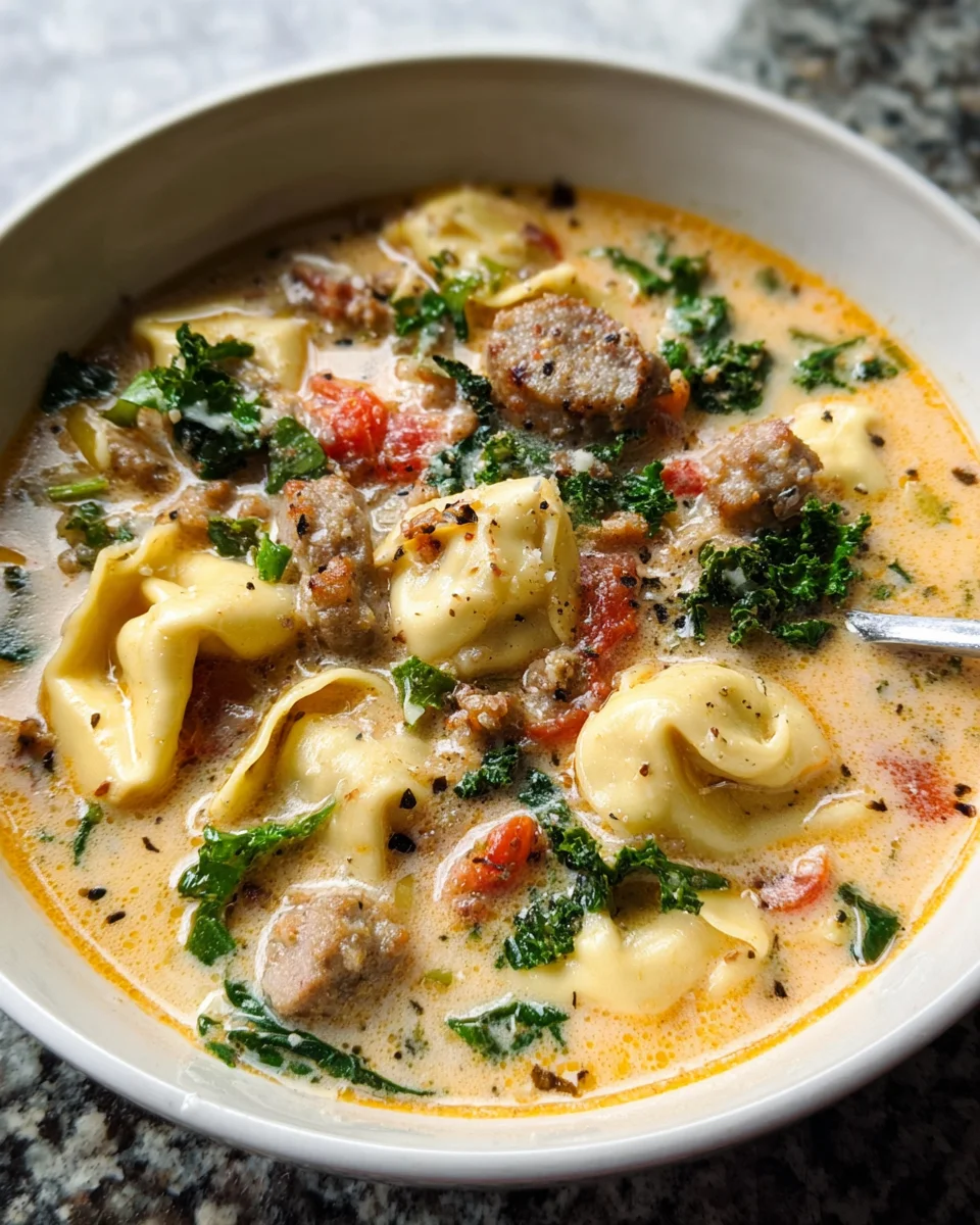 Sausage Tortellini Soup 18 Sausage