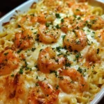 Shrimp Scampi Pasta Bake