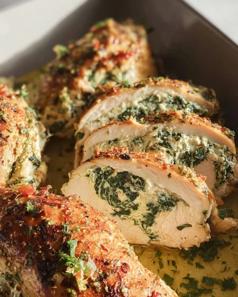 Spinach Stuffed Chicken Breasts