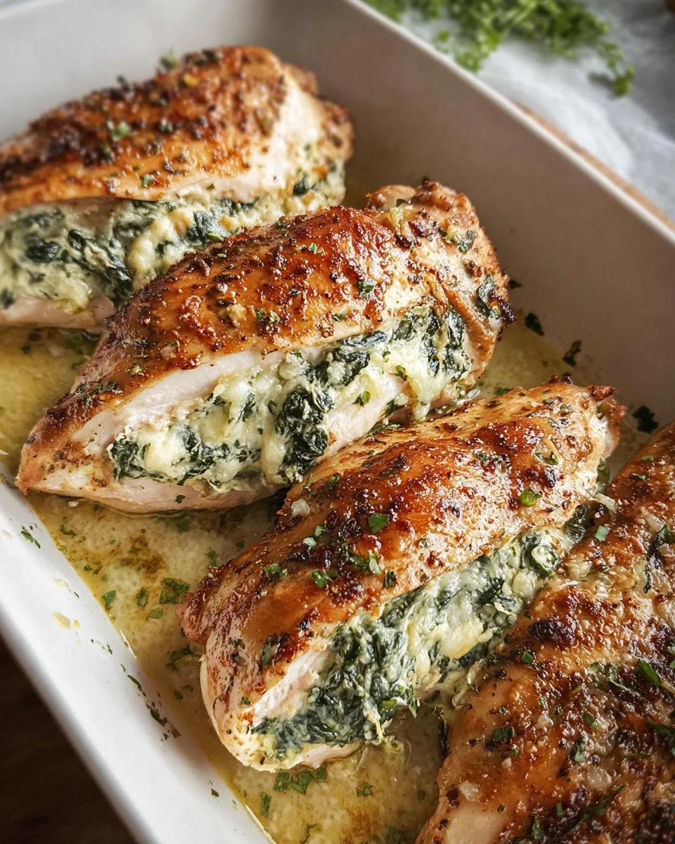 Spinach Stuffed Chicken Breasts 22 Spinach