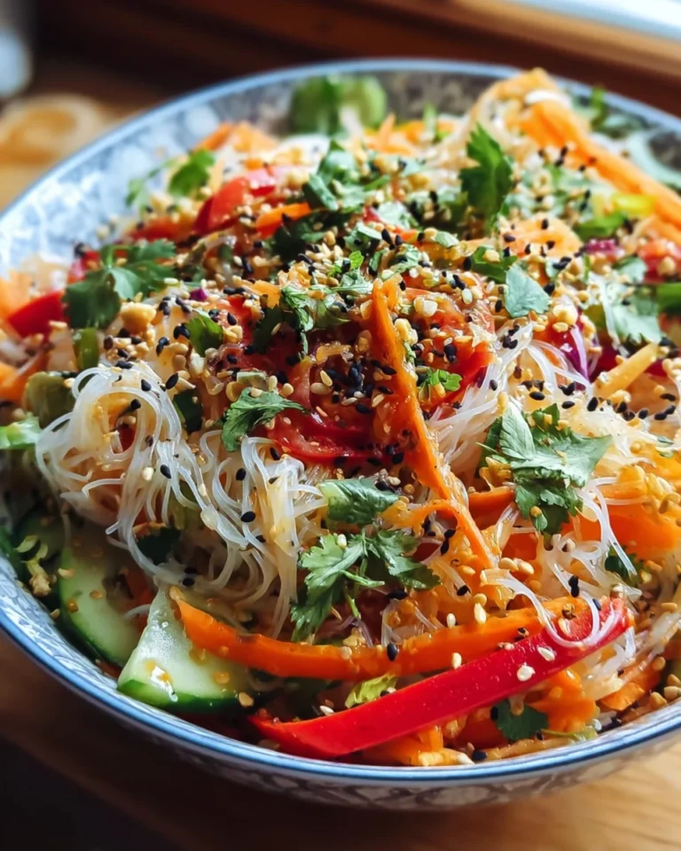 Spring Roll Salad with Spicy Ginger Dressing