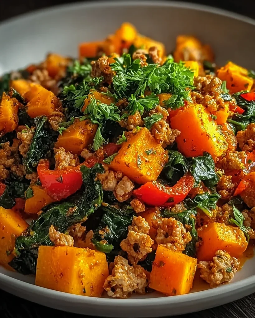 Turkey Sweet Potato Skillet