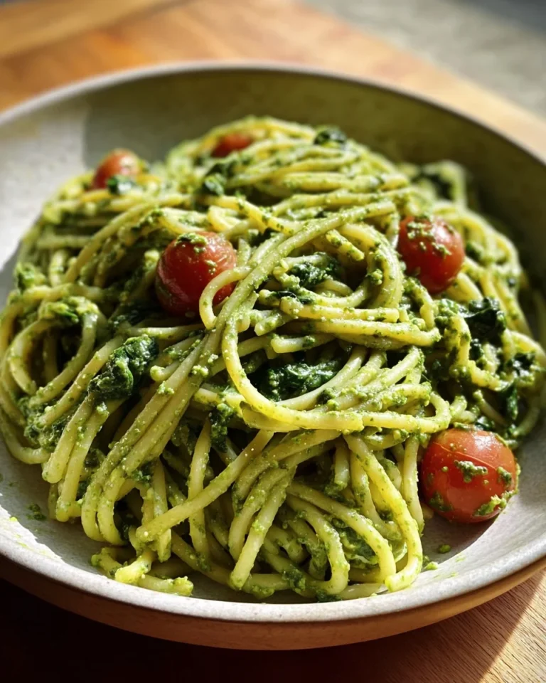 Vegan Avocado Pesto Pasta