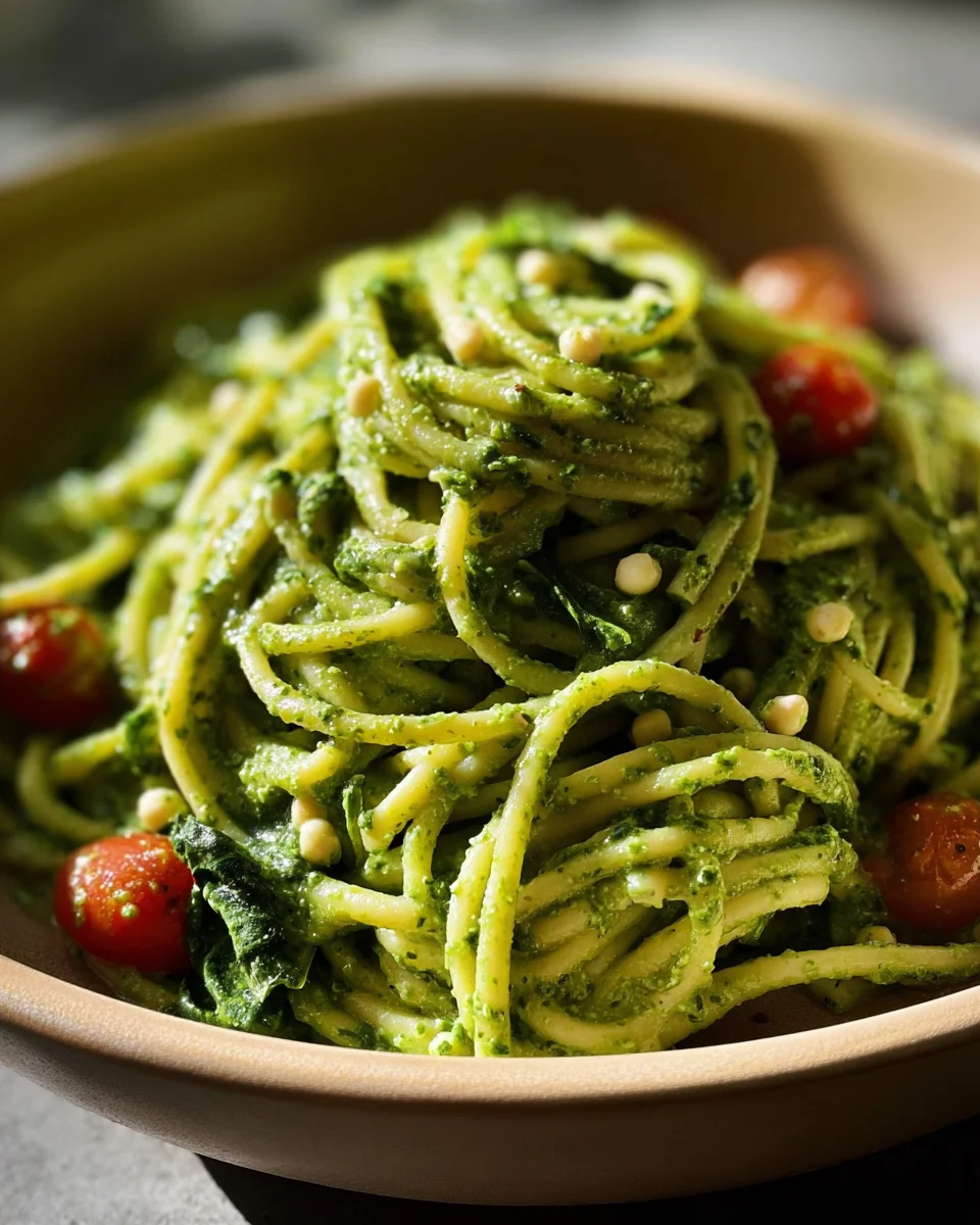 Vegan Avocado Pesto Pasta 17 Vegan