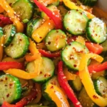 Viral TikTok Cucumber & Bell Pepper Salad 13 Viral TikTok Cucumber & Bell Pepper Salad
