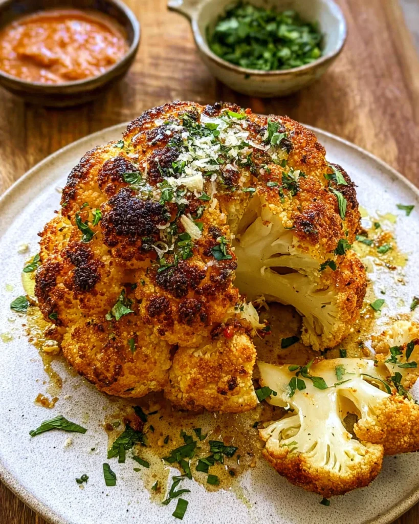 Whole Roasted Cauliflower