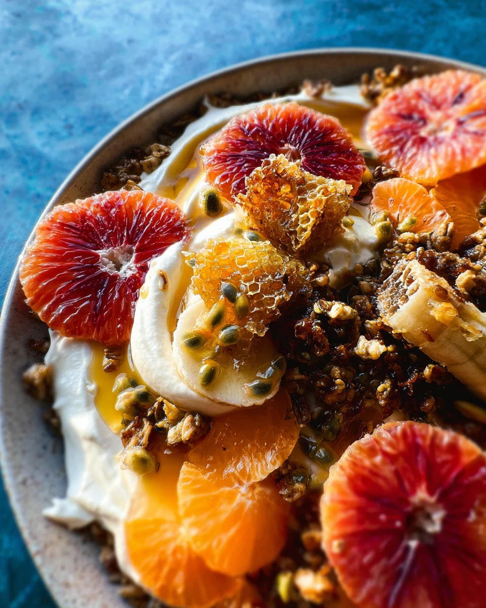 Winter Citrus Ricotta Breakfast Bowl with Honeycomb 18 Winter