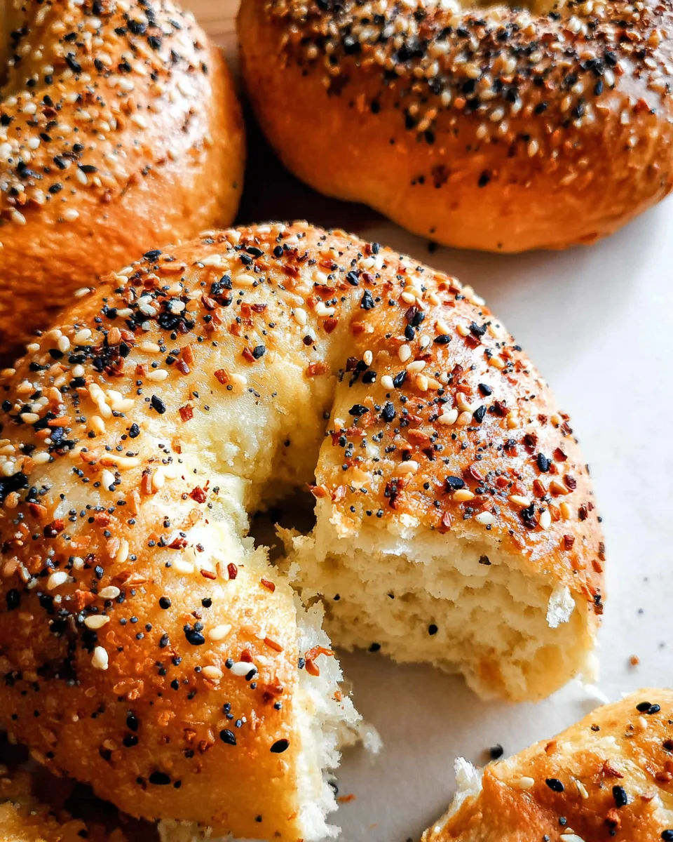 3 Ingredient Air Fryer Bagels